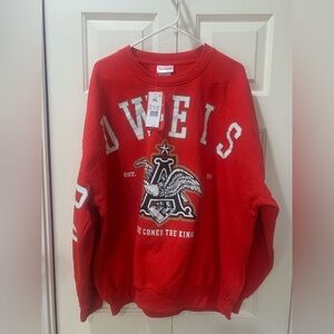NWT Budweiser graphic sweatshirt XXL